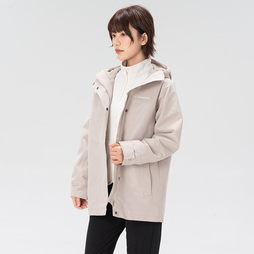 Timberland添柏岚女装三合一夹克城市户外休闲衣女士连帽外套