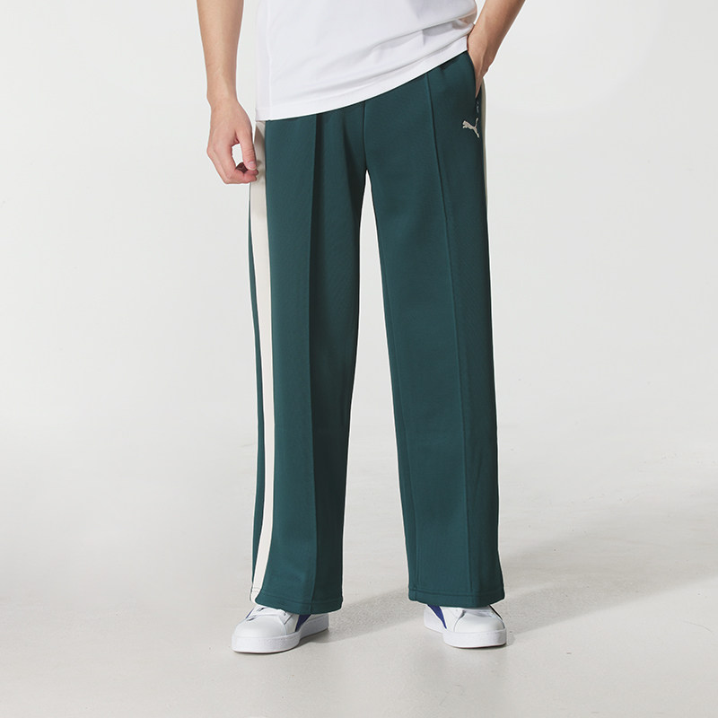 【HENRY刘宪华同款】经典T7廓形拼色运动长裤男子PUMA彪马 634057