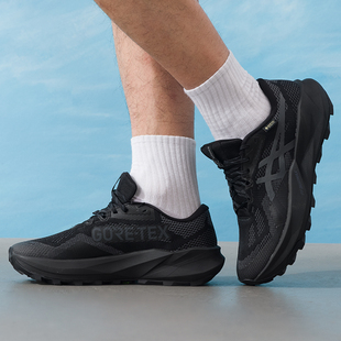 亚瑟士TRABUCO 14 GTX男鞋26春新款缓震越野跑鞋运动鞋1011C165