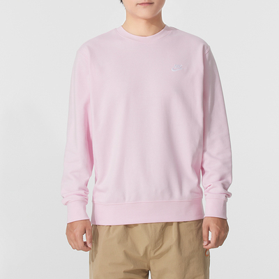 耐克 卫衣男款秋上衣圆领休闲健身服毛圈套头衫外套 卫衣女BV2667