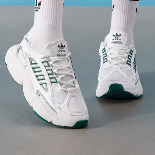 阿迪达斯三叶草老爹鞋女鞋冬季新款网面运动鞋复古休闲鞋小白鞋