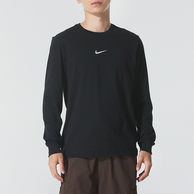 Nike耐克官方黑色长袖T恤冬季新款男装运动套头衫HV1771-010