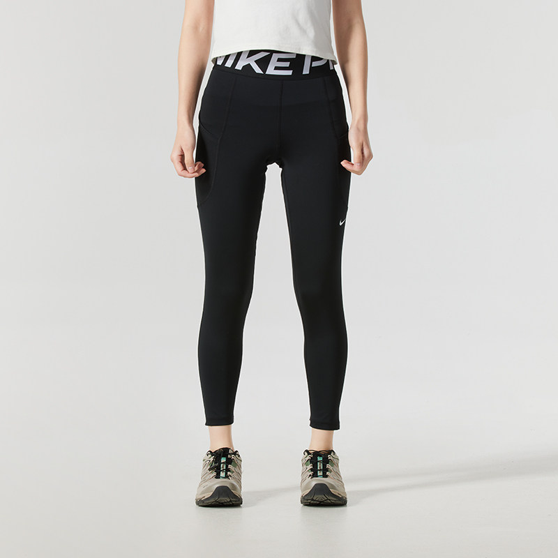 NIKE耐克健身训练裤女裤2025夏新款运动裤瑜伽锻炼紧身打底裤长裤