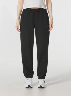 Nike耐克新款女裤子收口小脚裤子针织健身运动跑步长裤DM6420