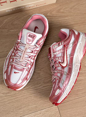 Nike耐克女鞋P-6000粉色网面老爹鞋透气运动休闲跑步鞋IO3496-100