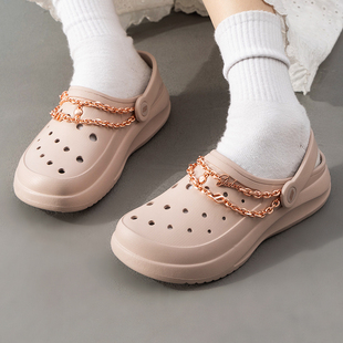 新款 26夏季 FOAMIES女士凉鞋 休闲户外沙滩鞋 斯凯奇洞洞鞋 拖鞋 女鞋