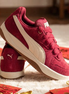 PUMA彪马红色板鞋女款新年款冬季新款休闲鞋子官方正品时尚运动鞋