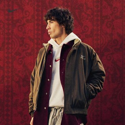 耐克男装马年新年款脱缰系列摇粒绒立领运动服休闲夹克外套IQ3705