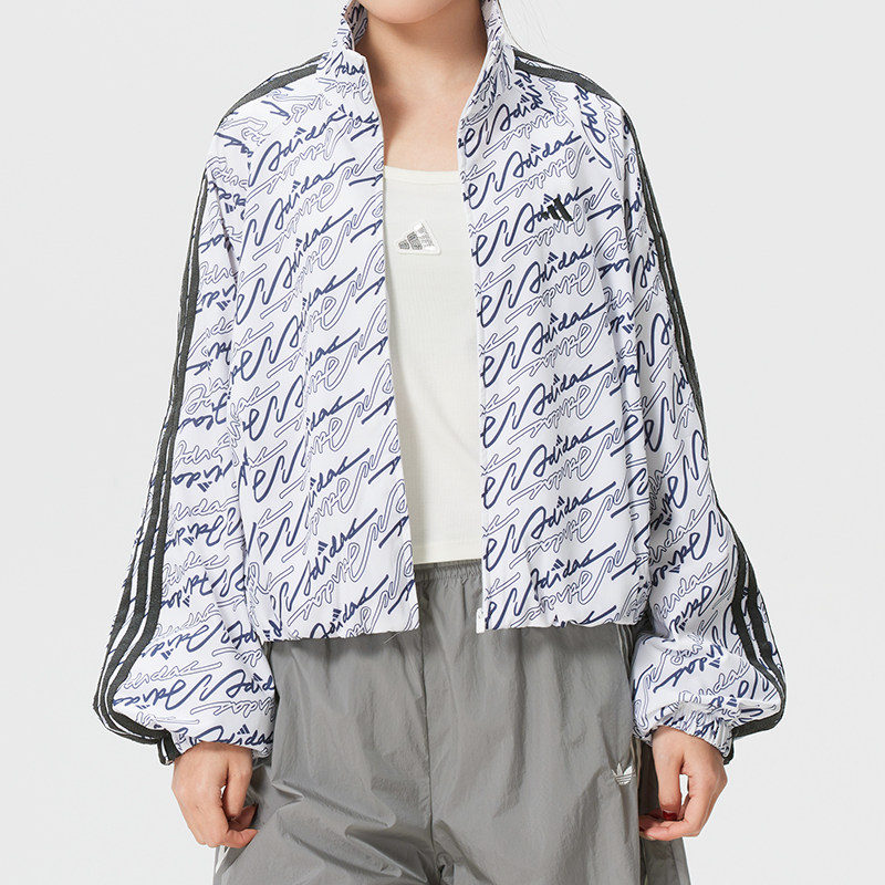 阿迪达斯（adidas）外套女装 2026春季新款运动服跑步健身训练时