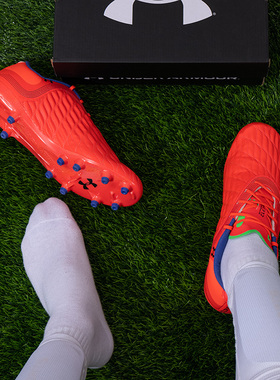 UA安德玛男鞋女鞋足球鞋25冬Clone3.0 FG钉鞋tpu大底抓地运动鞋
