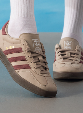 阿迪达斯正品官方新款冬季三叶草德训鞋运动板鞋JQ8387