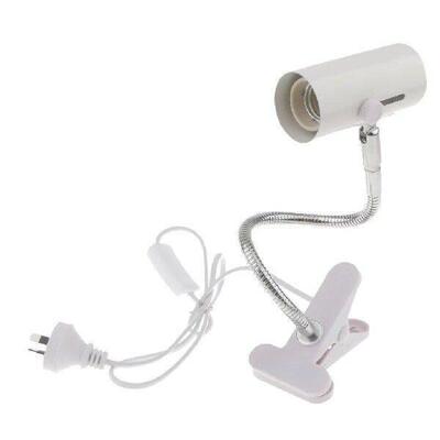 Gooseneck Reptile Ceramic Heating Light Bulb Lamp Holder