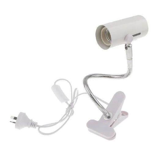 Gooseneck Reptile Ceramic Heating Light Bulb Lamp Holder