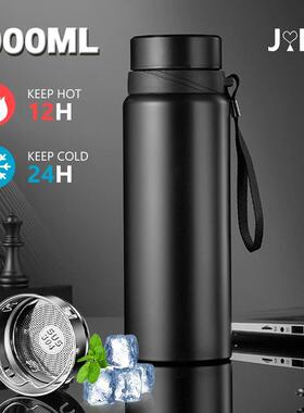 1L Thermal Water Bottle Keep Cold and Hot Water Bottle for W