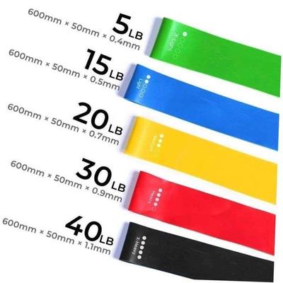 Yoga Resistance Rubber Bands Fitness Gym Sport Elastic Band