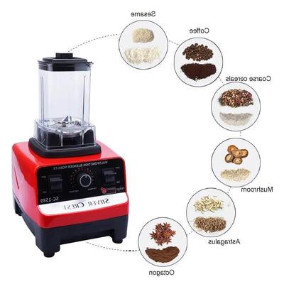 4500W English Blender Mixer Juicer Fruit Food Processor 2L