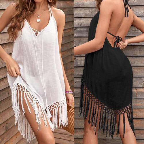 women bikini overall plus size big 比基尼罩衫 cover up dress