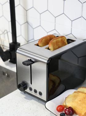 stainless steel toaster machine English button 2-4 tablets