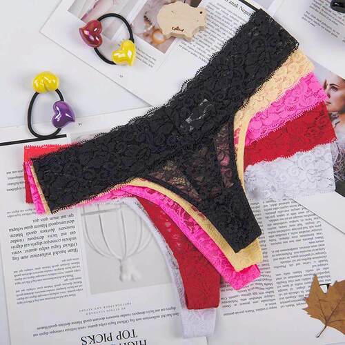 L XL XXL XXXL adjusted Sexy cozy Lace Briefs g thongs Under