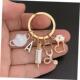 Letters Stethoscope New Keychain Tool Design Doctor Syri