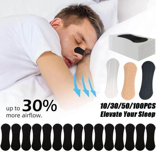 100/50/30/10Pcs Nasal Strips Portable Breathing Nose Patch R