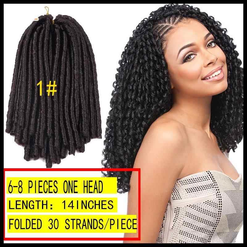 African soft dread locks braid hair crochet braids softdread