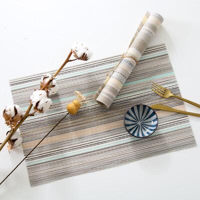 45x30cm Striped Rectangle Table Mat