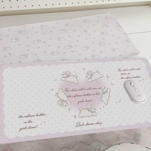 Ins Wind Original Girl Mouse Pad Office Study Room Desk Wate