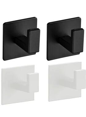 1-4pcs Strong Adhesive Wall Hook Sticker Hanging Coat Rack C