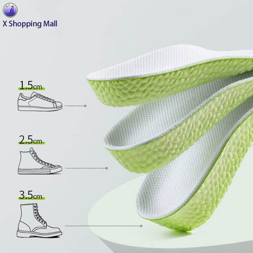 Half-Length Height Insoles Lift Pads Arch Support Cushion