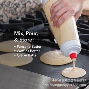 Hand Batter Dispenser Mixer Bottle Cupcake Pancake Cream