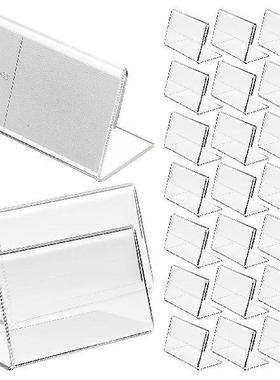40 Pcs Acrylic Sign Display Stand Tabletop Holder Price