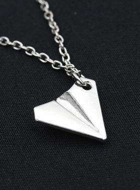 European jewelry necklaces, paper airplane necklaces