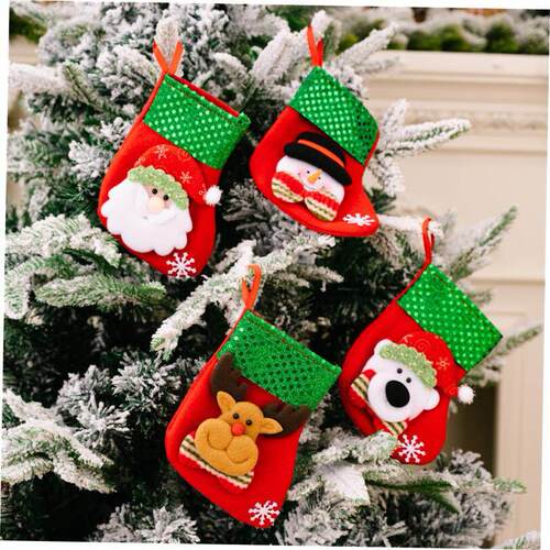 christmas decoration tree stocking gift goodie bag 圣诞袜