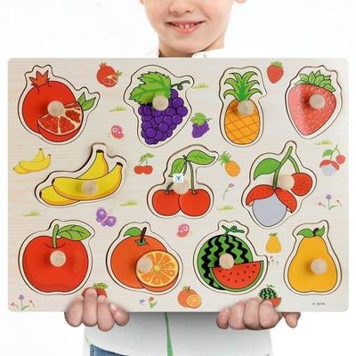 3D Puzzles Wooden Learning Toys for Kids Alphabet Animal