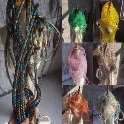 1M Wave Mesh Elastic Flexible Twisted Shape Tube Materials