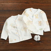 新生儿婴儿衣服纯棉a类满月百天打底服秋衣线衣外穿亲肤春秋上衣