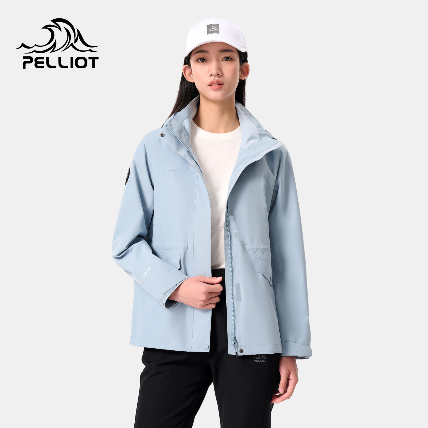 伯希和单层冲锋衣防水耐磨