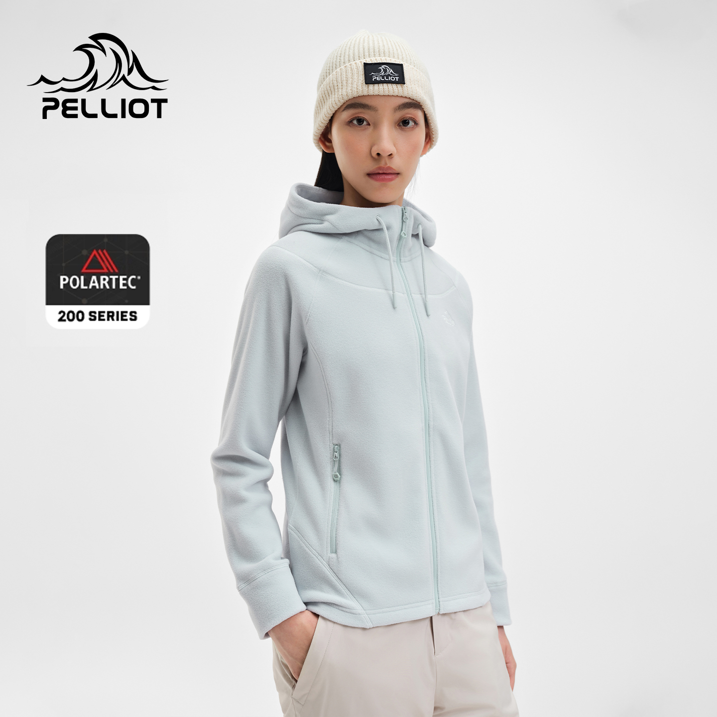 伯希和户外抓绒衣防风保暖上衣