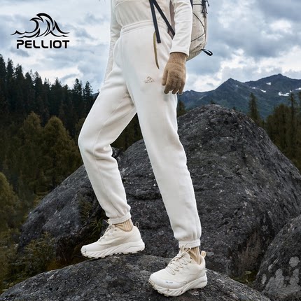 【P系列】伯希和抓绒裤女Polartec200摇粒绒保暖运动裤户外长裤