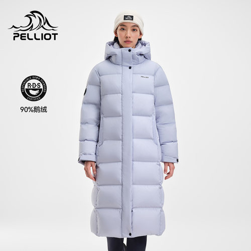 伯希和户外长款羽绒服700蓬鹅绒