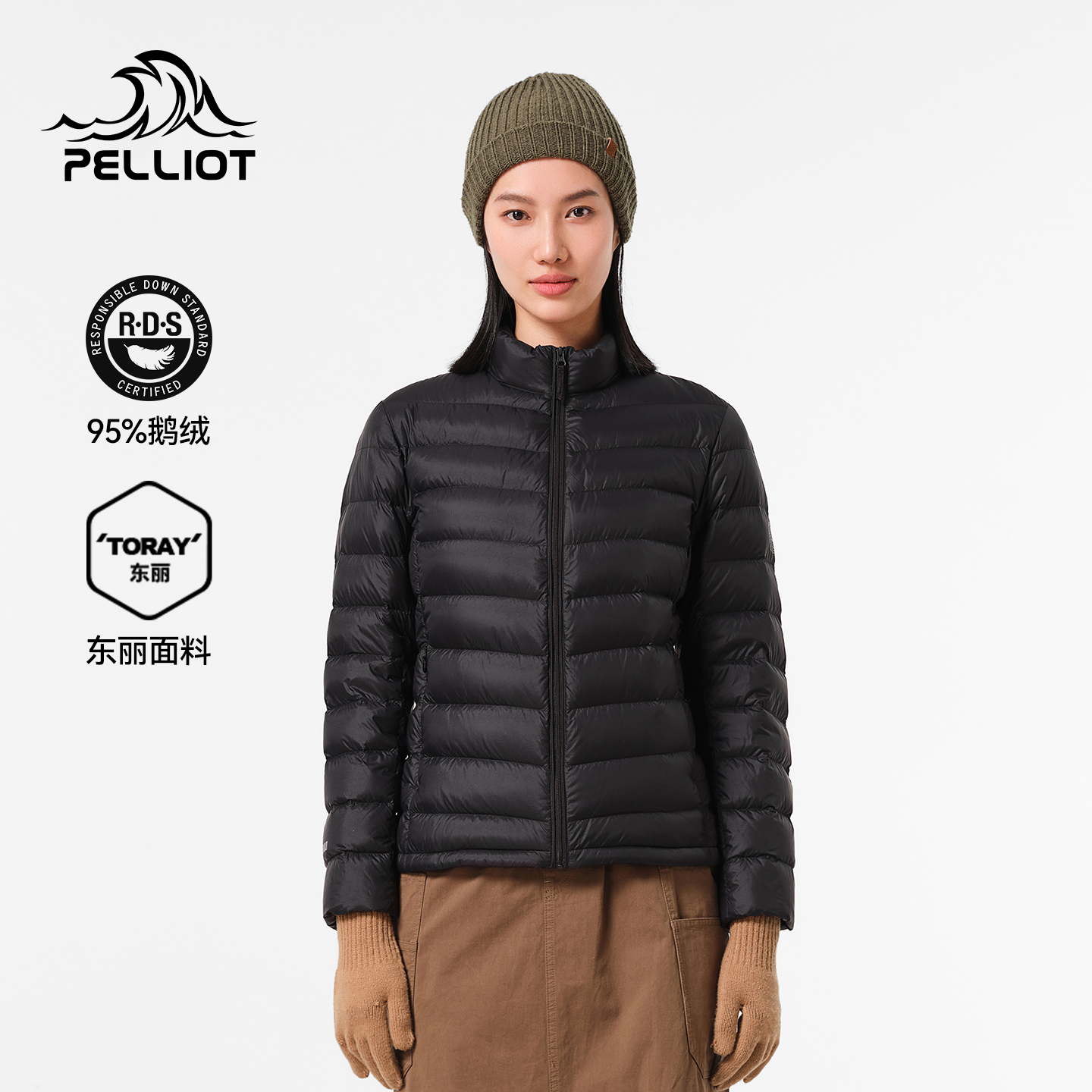 伯希和排骨羽绒服800蓬鹅绒保暖