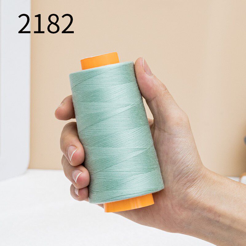 速发深棕灰线402家用大卷老式棕灰宝塔手工缝衣线平车线
