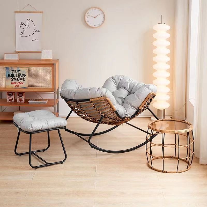 速发懒人客发台休闲椅子摇摇椅大人躺椅沙发舒适沙发椅沙厅双人摇