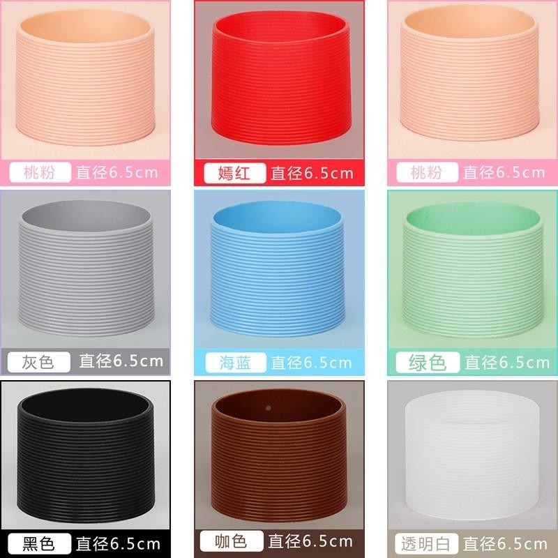 速发杯套玻直璃杯隔茶厚保套防TQ筒滑防烫硅杯圈护套F加耐热热杯