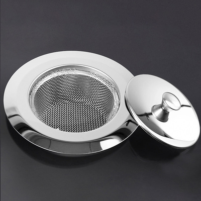 速发下水道厨房水槽池圾过滤网洗菜盆水垃不锈钢提堵地漏头发防笼