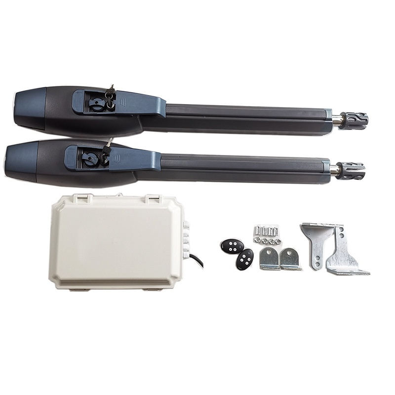 对开门直臂开门机平开门电机500KG重型门耐用铁艺大门自动闭门器