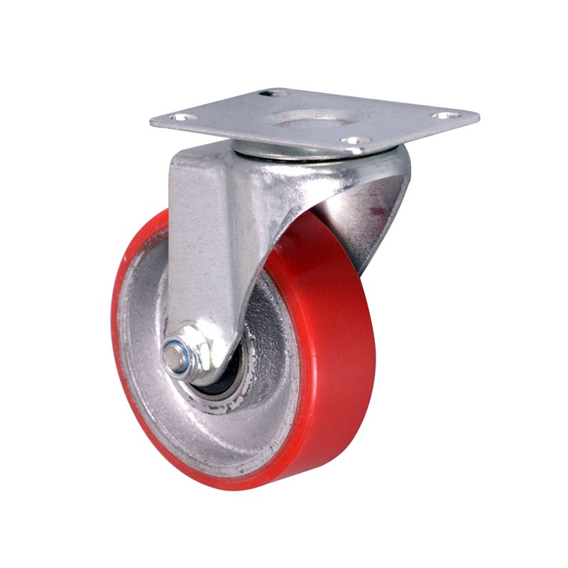 中型轮4寸工业脚轮万向轮耐磨轮工具车轮丝杆双轴承脚轮手推车轮