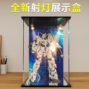 亚克力透明展示盒高达PG1/60全系列敢达强袭红色异端手办防尘盒