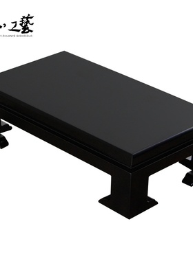 鱼缸底座大象貔貅佛像工艺品摆件花瓶盆景茶几炕几长方形木座托架